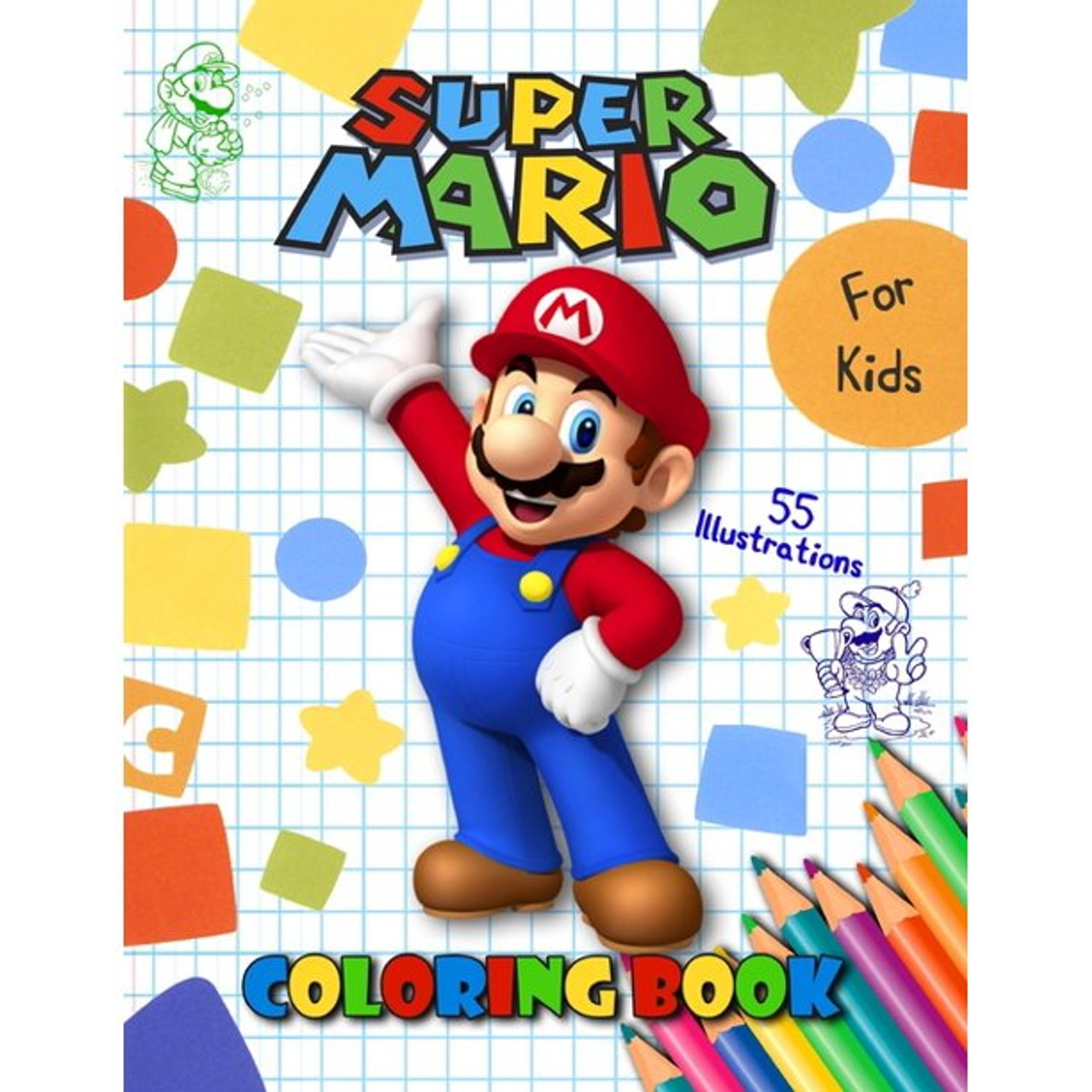 Super Mario: Jumbo Coloring Book