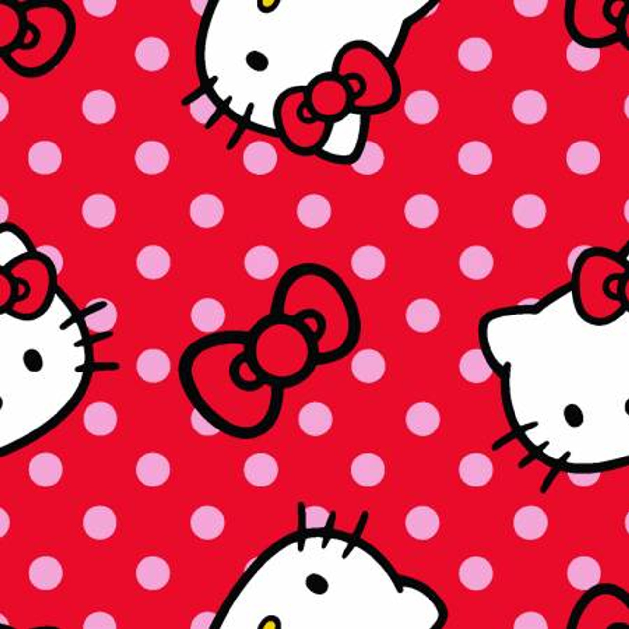 Hello Kitty Packed Cotton Fabric