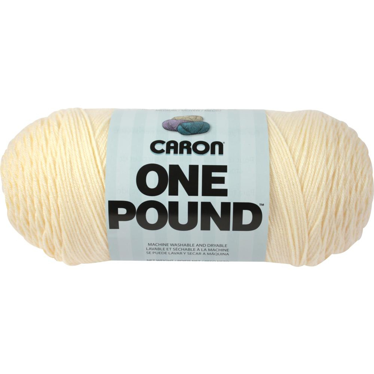 CREAM CARON ONE POUND YARN