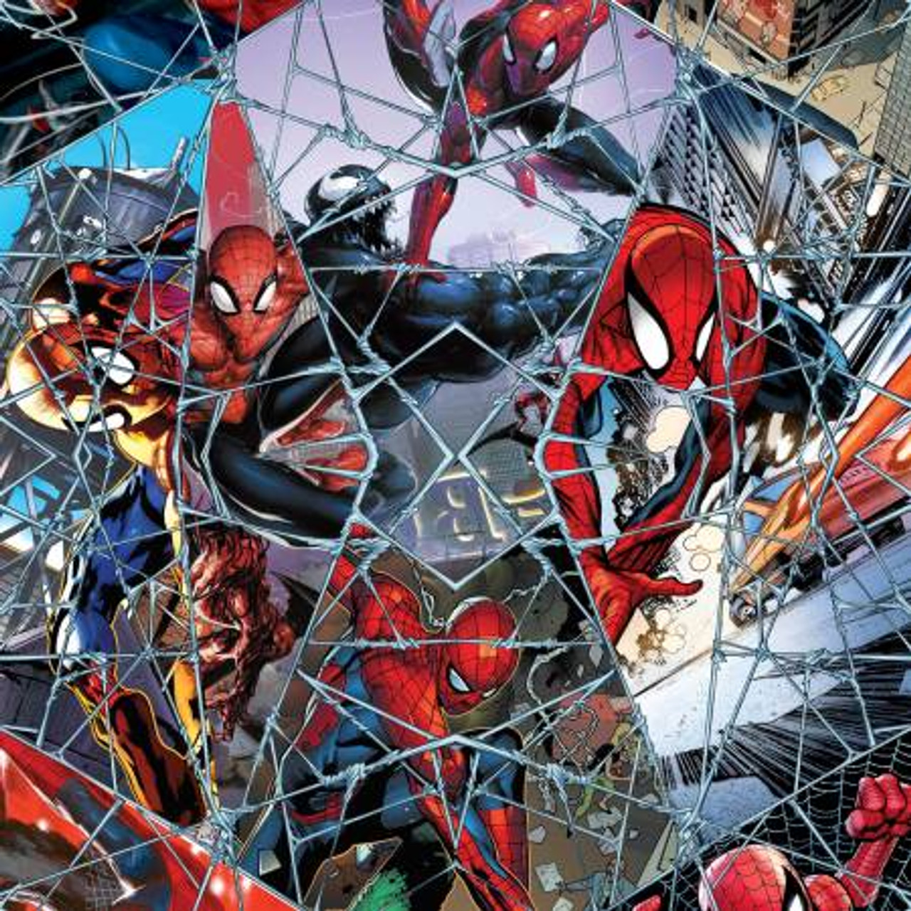 Camelot Fabrics Spiderman Comic Cotton Fabric