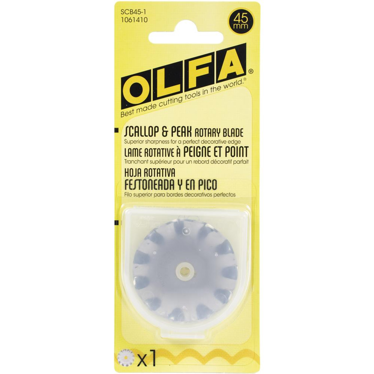 OLFA 45mm Pinking Rotary Cutter