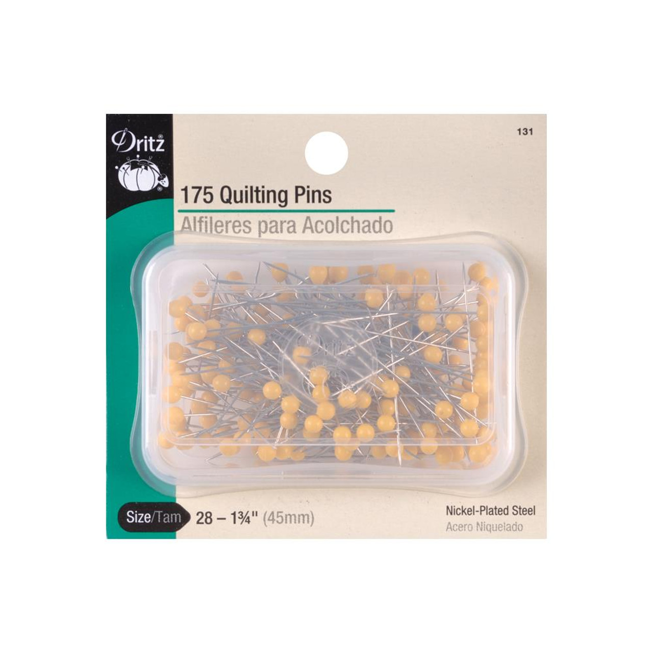 Dritz 175 Quilting Pins - Size 28