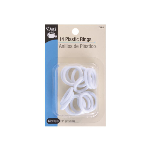 1" PLASTIC RINGS 14/PKG