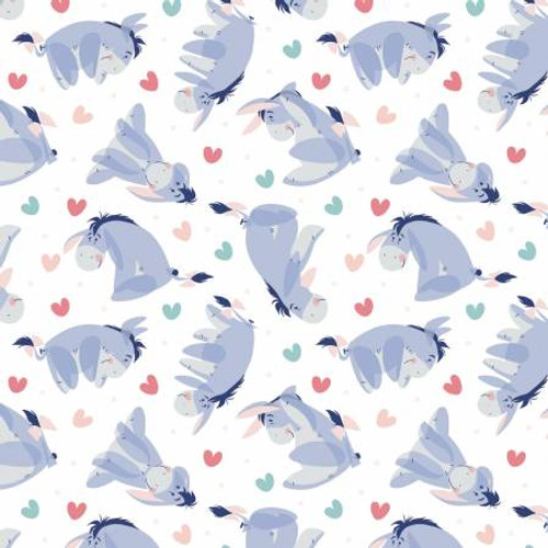 White Disney Winnie the Pooh Eeyore Heart