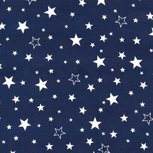Navy Stars Flannel