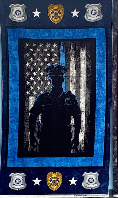 Police Panel 24in x 44in