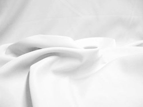 Pongee Plush Anti-Static Lining - White Pongee Plush Anti-Static Lining - White