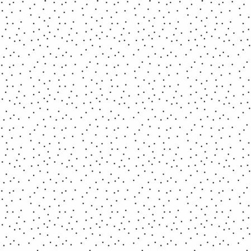 Black Tie Dot Scatter White