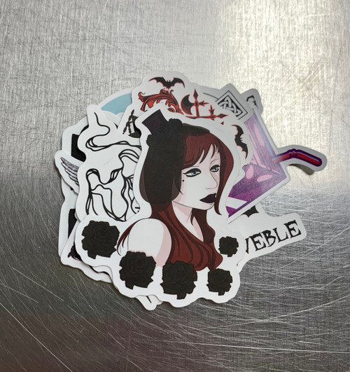hint of goth stickers