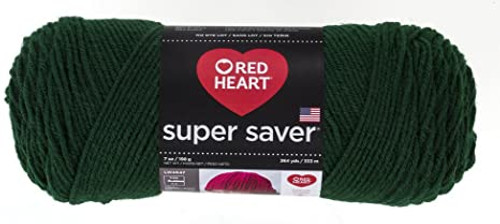 Hunter Green Super Saver Yarn