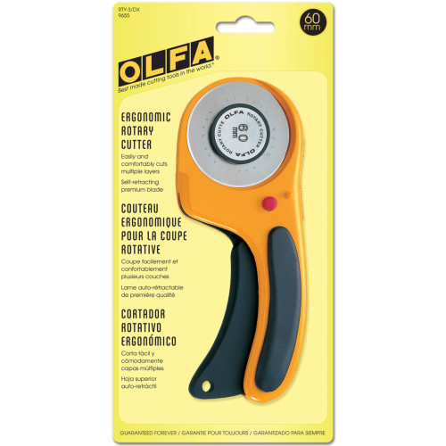 OLFA Ergonomic Rotary Cutter 60mm