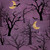 Purple Spooky Night Forest