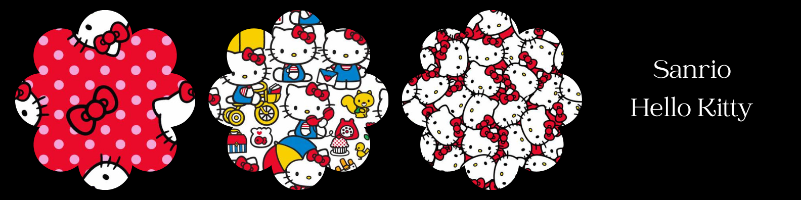 Springs Creative Hello Kitty Polka Dot Cotton Fabric - Each