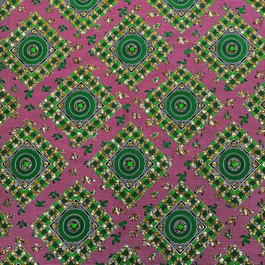Pink Green Theme African Print
