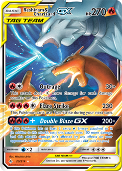 Reshiram & Charizard GX