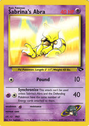 Sabrina’s Abra