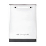 Unique Appliances Classic Retro 24" 45 Decibel ENERGY STAR Certified Built-In Dishwasher with Adjustable Rack Stainless Steel
