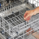 Unique Appliances Classic Retro 24" 45 Decibel ENERGY STAR Certified Built-In Dishwasher with Adjustable Rack Stainless Steel