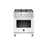 Bertazzoni 30" 4.7 Cubic Feet Smart Dual Fuel Free Standing Range with 5 Burners