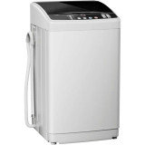 Full-Automatic Washing Machine, 2.5 Cu Ft Portable Washer with Drain Pump, 19LBS Automatic Washer Machine with 10 Wash Programs, LED Display, 8 Water Levels