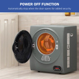 HomCom 1.5 Cubic Feet Vented Electric Stackable Dryer