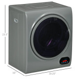 HomCom 1.5 Cubic Feet Vented Electric Stackable Dryer