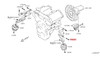 OEM Nissan Lower Engine Mount Bolt (R35 GT-R)