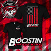 Boostin Performance Flag T-Shirt (Double sided - Black)