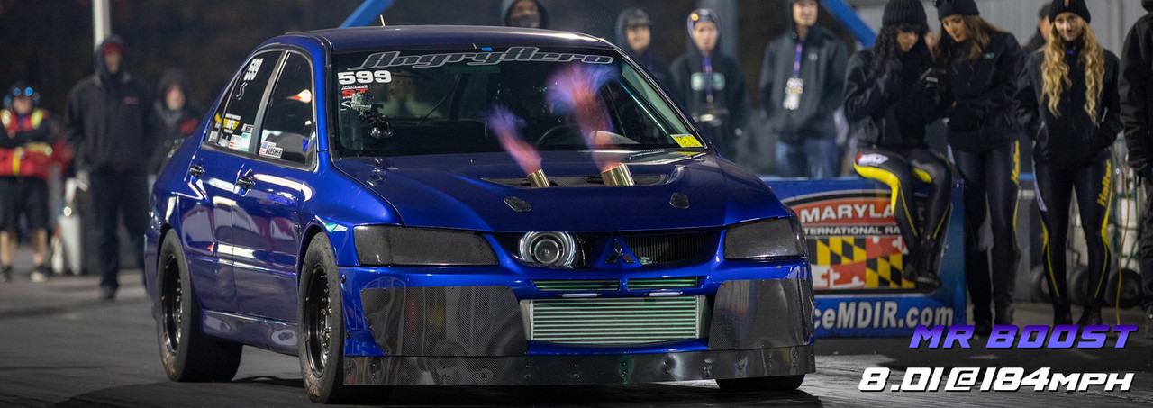 Mr. Boost Drag Evo 8 - 8.01 @ 184mph