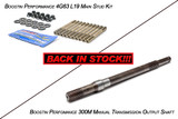 BACK IN STOCK : Boostin Performance 4G63 L19 Main Stud Kits / Boostin Perfomance 300M Manual Transmission Output Shafts 