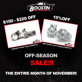 Boostin Performance Off-Season Power & Drivetrain Sale!