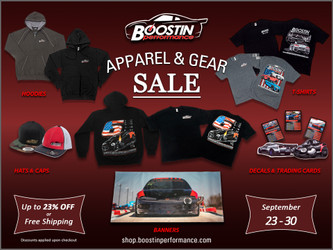 Boostin Performance Apparel & Gear Sale!!!