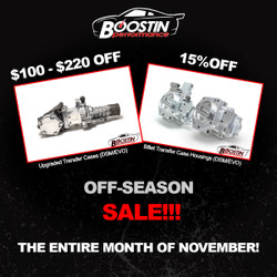 Boostin Performance Off-Season Power & Drivetrain Sale!