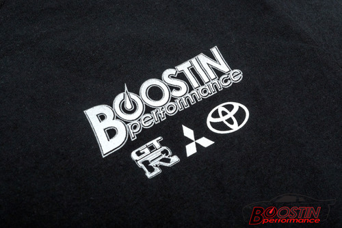 Boostin Performance Adult T-shirt (Double Sided - Black)