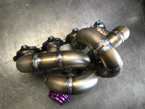 Archer Fabrications Bottom Mount T3/V-Band Manifold (Evo 8/9)