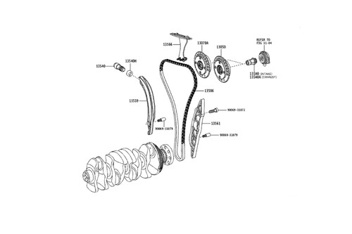 OEM Toyota Timing Chain Sub-Assembly Supra MKV