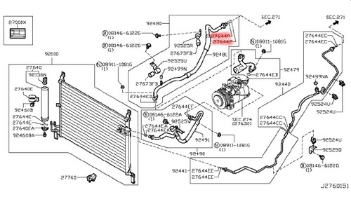 OEM Nissan Low Pressure Side A/C O-RIng (R35 GT-R)