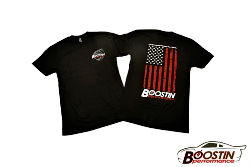 Boostin Performance Flag T-Shirt (Double sided - Black)