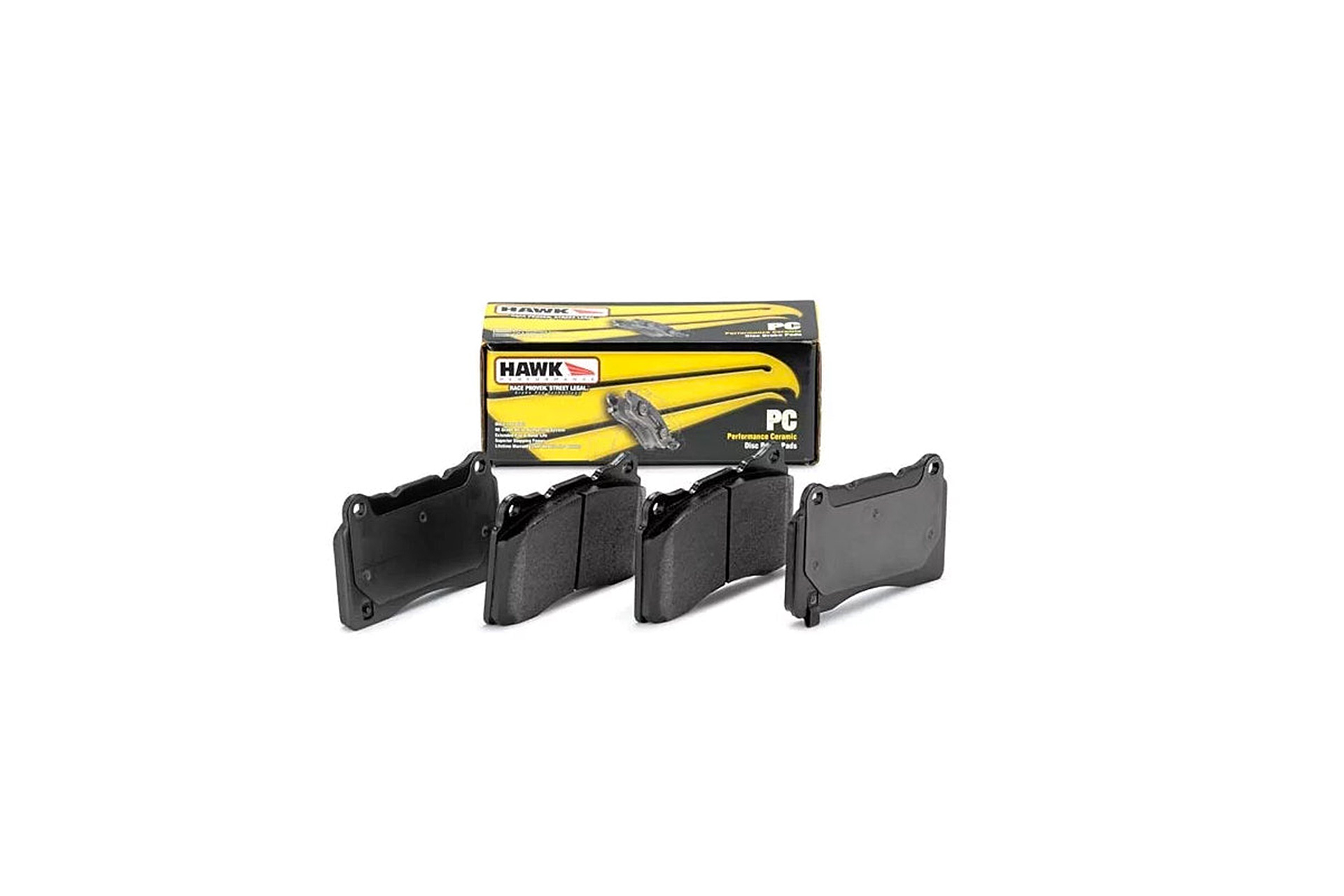 Hawk PC Performance Ceramic Brake Pads (Evo 8/9/X)