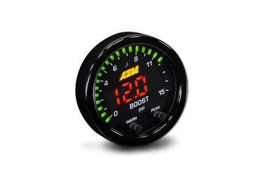 AEM Gauges X-Series 15PSI Boost/Fuel Pressure Gauge (30-0309)