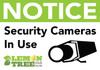 LemonTree Security Camera Notice Sticker