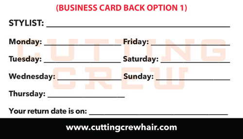 Personalized Business Cards – Cutting Crew