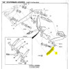 HX and early HZ Manual Clutch Fork Return Spring