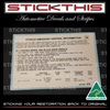 Emission Decal 9946994 EK - HX HZ WB LX UC VB 4.2L (June 77 - March 80)