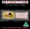 Model 58 Clyde Apec Limited Woodville North SA Jack Decal 