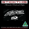 VZ "SSZ PBR" Front Brake Caliper Decals - White