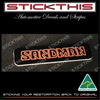 Horn Steering Wheel Insert Badge. HX/HZ Sandman - DY1