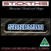 Horn Steering Wheel Insert Badge. HZ Sandman - DX5