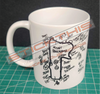 Larko Bathurst Mount Panorama Map  - Ceramic 11oz Mug