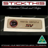 VL Group A Walkinshaw SS Glovebox Badge (no number)